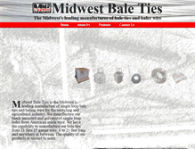 Tablet Screenshot of midwestbaleties.com